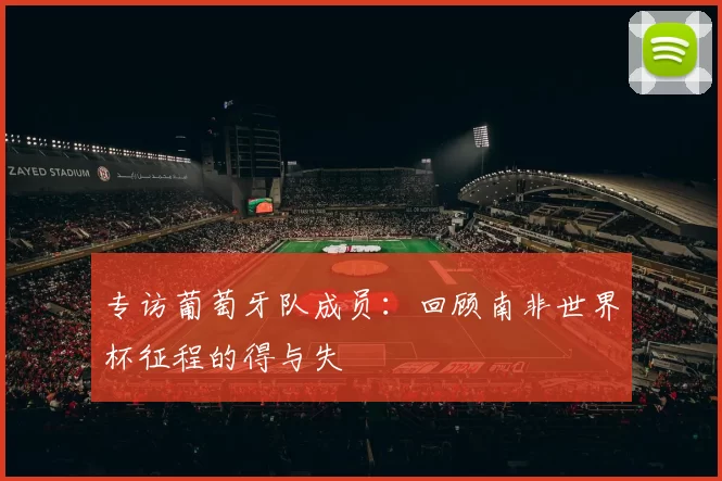 专访葡萄牙队成员：回顾南非世界杯征程的得与失
