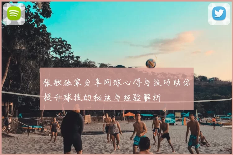 张敏独家分享网球心得与技巧助你提升球技的秘诀与经验解析