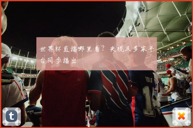 世界杯直播哪里看？央视及多家平台同步播出
